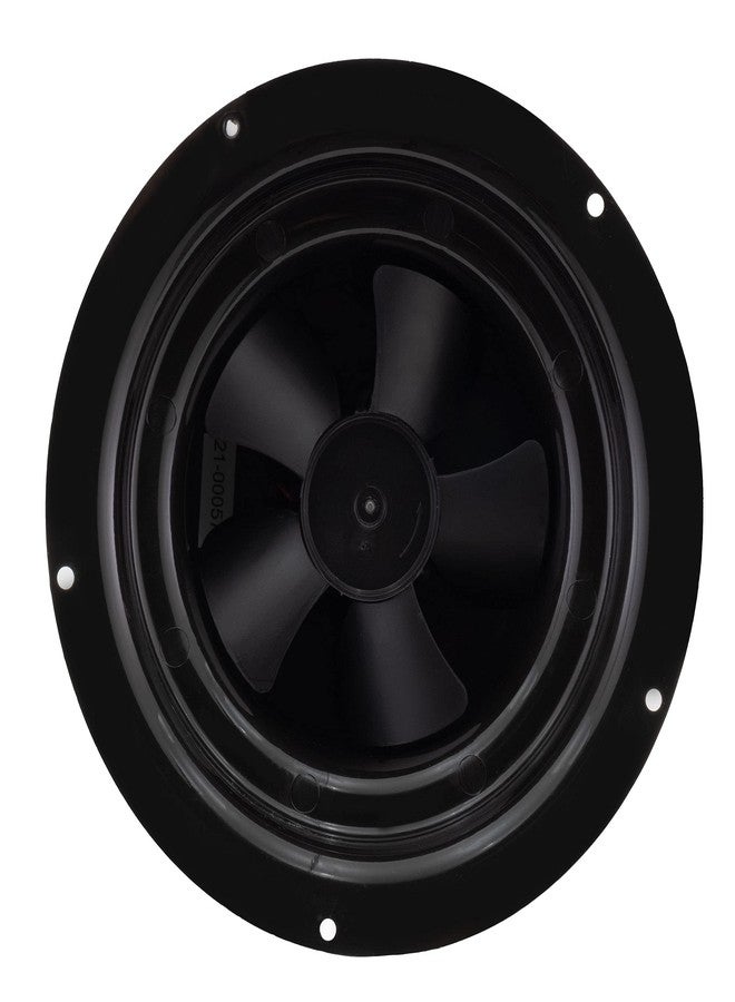 RecPro RV Solar Ventilation Fan | Solar Powered Ceiling Vent with Fan | For RV, Marine, Camper, Shed, Trailer (Black) - Image 3